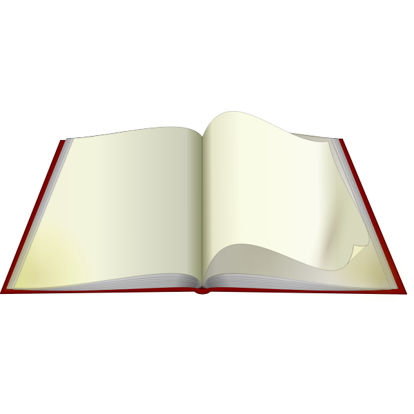 Open book vector graphics