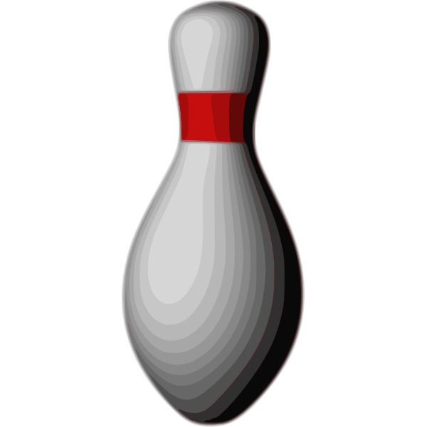 Bowling duckpin vector illustration