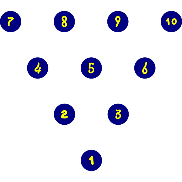 Bowling Pin Layout