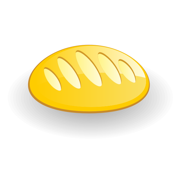 Bread icon vector drawing