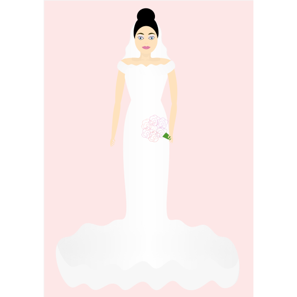 Indian bride vector image