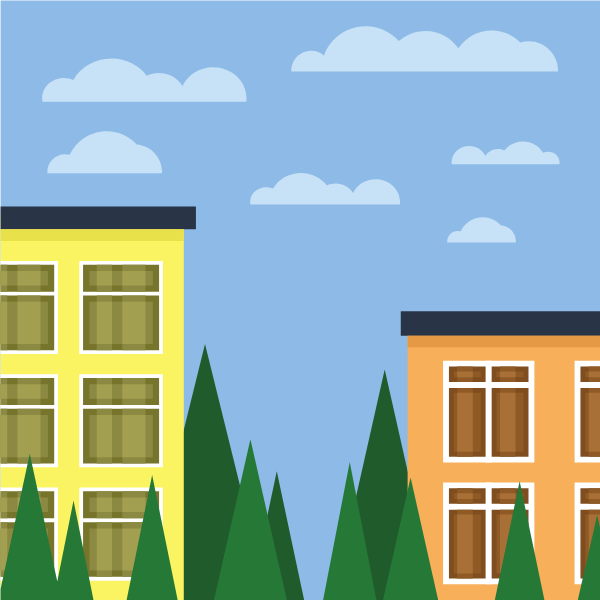 Two buildings