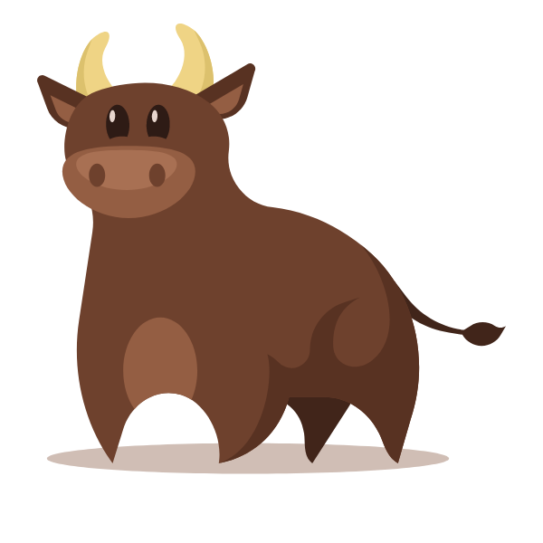A brown bull