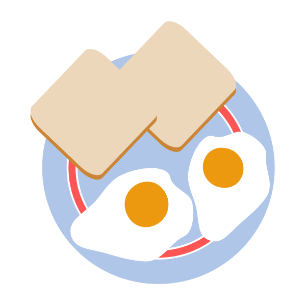 Eggs and toast