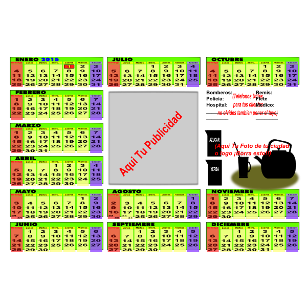 calendario 2015 muralito L