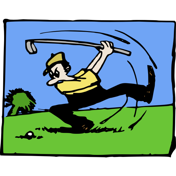 cartoongolfer colour