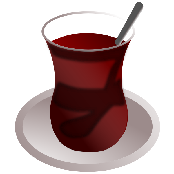 Vector of a Turkish tea