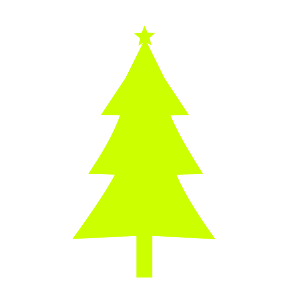 Christmas tree lime color