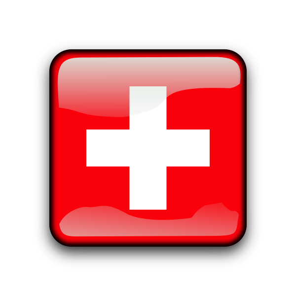 Switzerland flag button