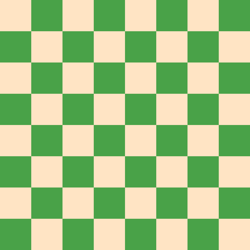 Minimalistic chessboard