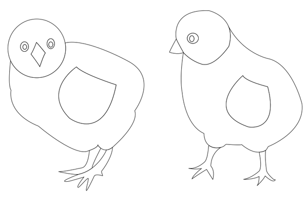 chicks-vector-coloring