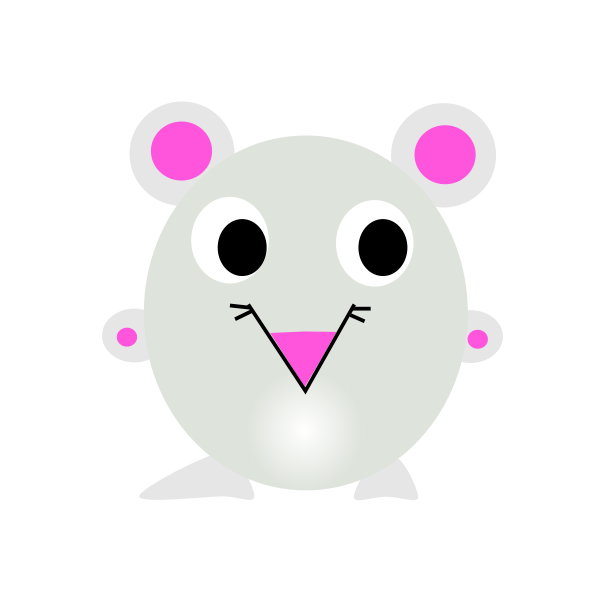 Vector clip art of rat