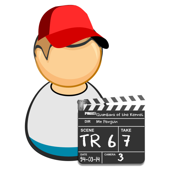 Clapperboard guy