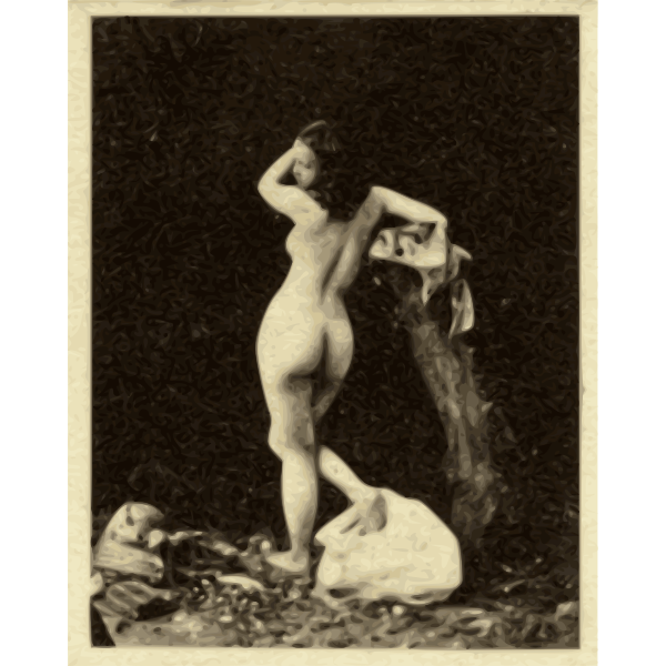 classicalart woman rear