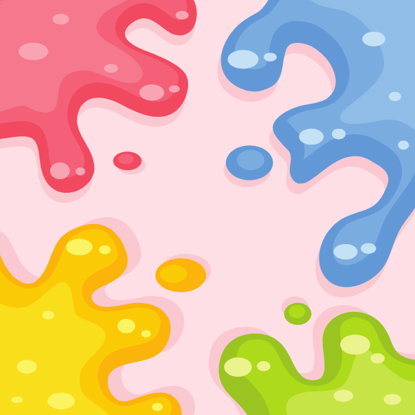 Colorful slime
