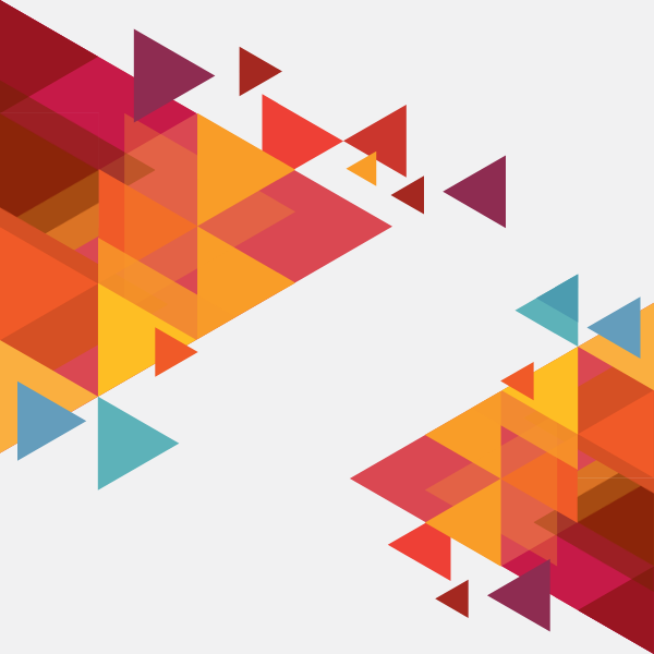 Colorful triangular design pattern