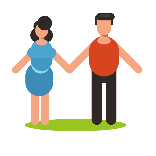 A married coouple icons