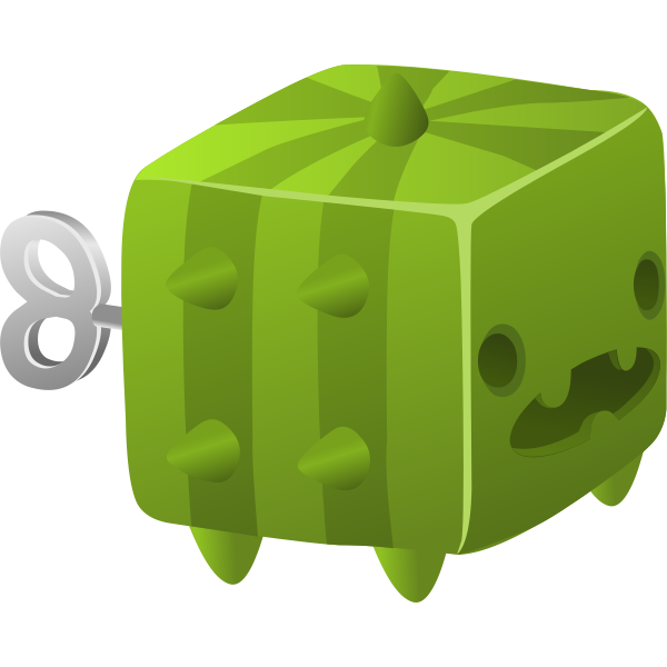 Cubic cactus toy