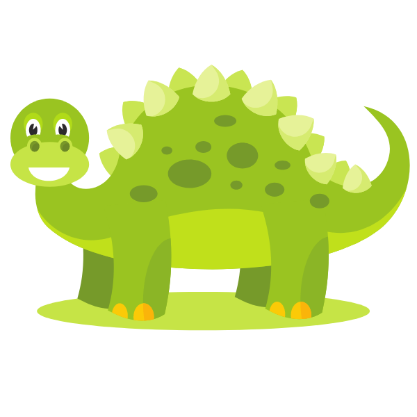 Cute green monster