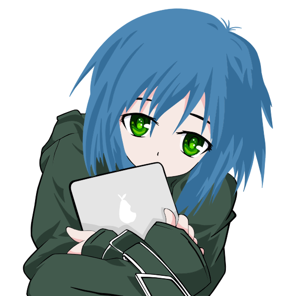 Girl with a tablet