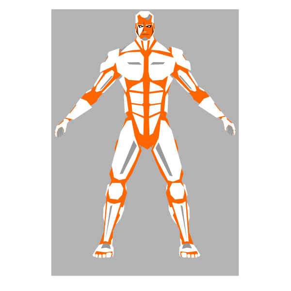 Cyborg vector image