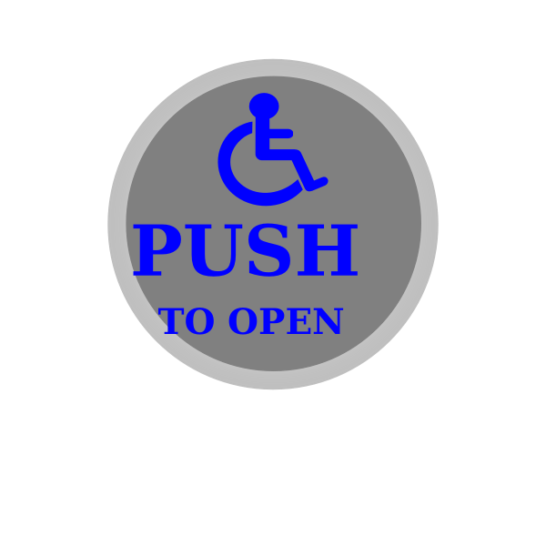 Push to open button