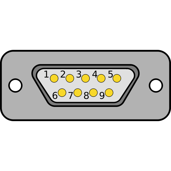 DB9 chassis connector