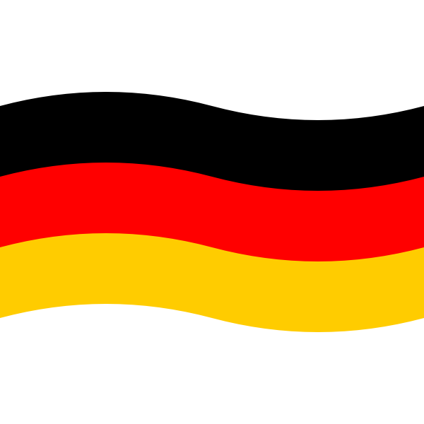 Flag of Germany vector graphics