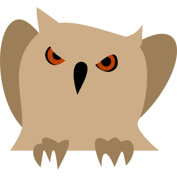 Disappointed owl