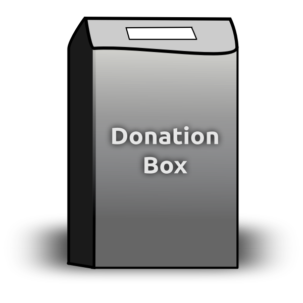 Donation Box Vector Graphics