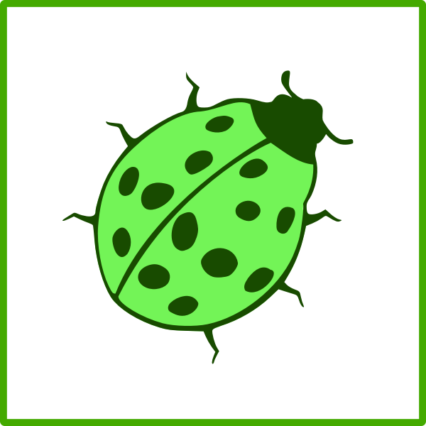 eco green beetle icon