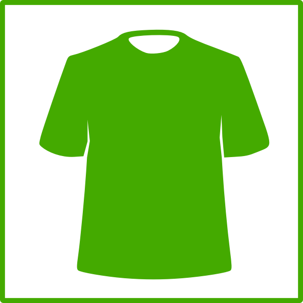 Eco green clothing vector icon