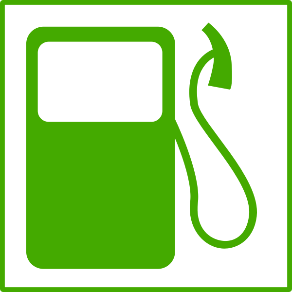 Eco fuel vector icon