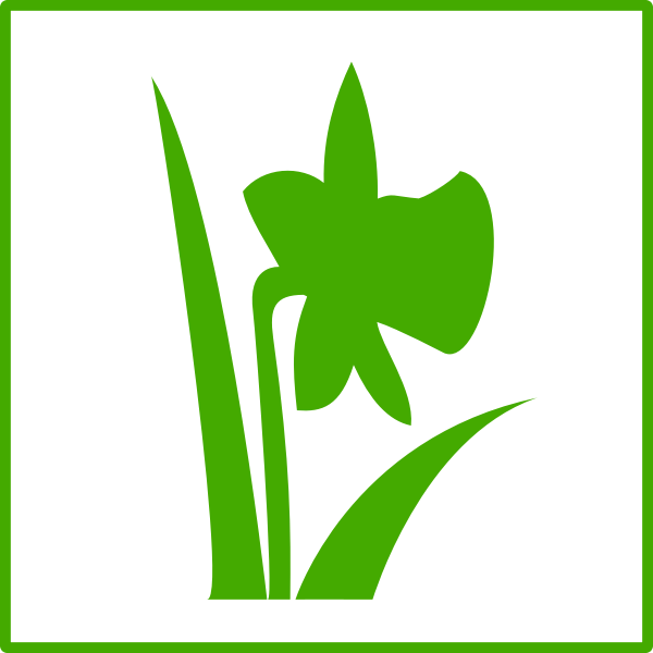 Eco flower icon