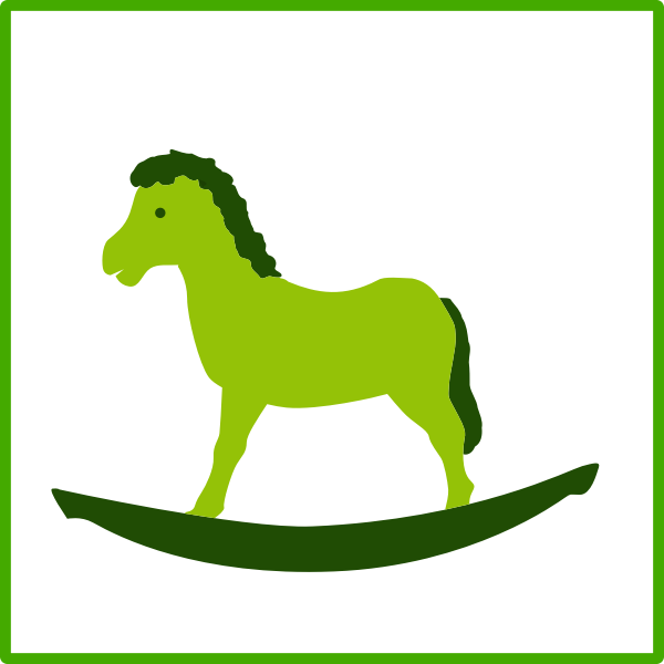 Eco green toy vector icon