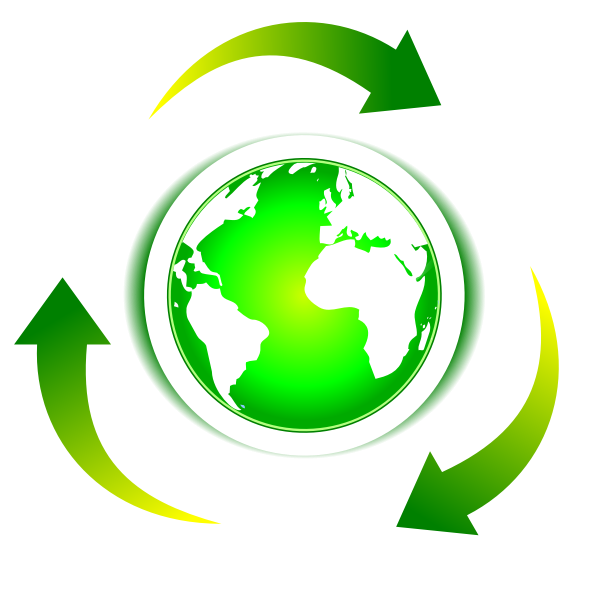 Recyclable Earth vector image