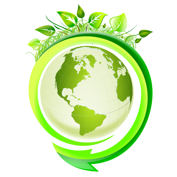 Eco Earth icon vector image