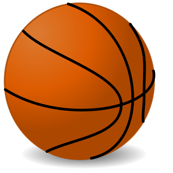 Basketball ball vector image