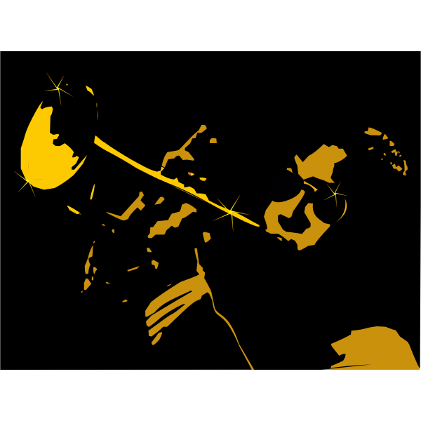 Saxophone player vector image