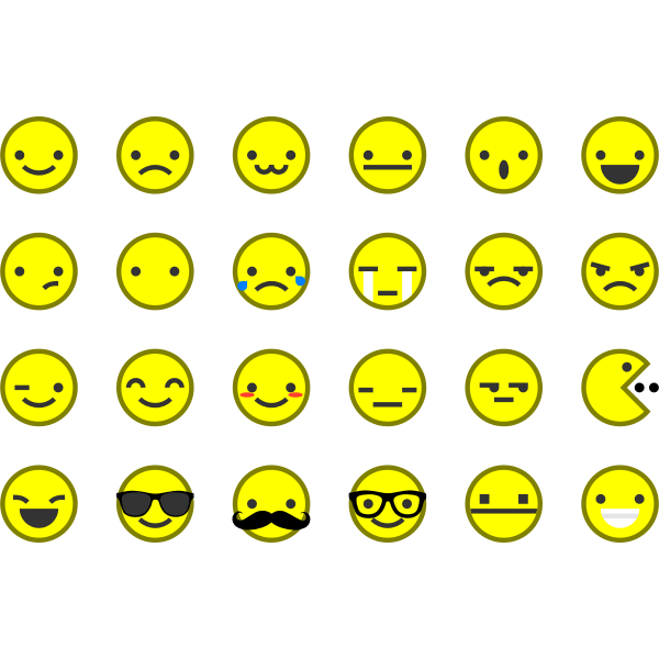 Emoticons and smileys