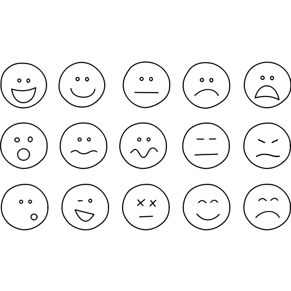 A set of emoticons