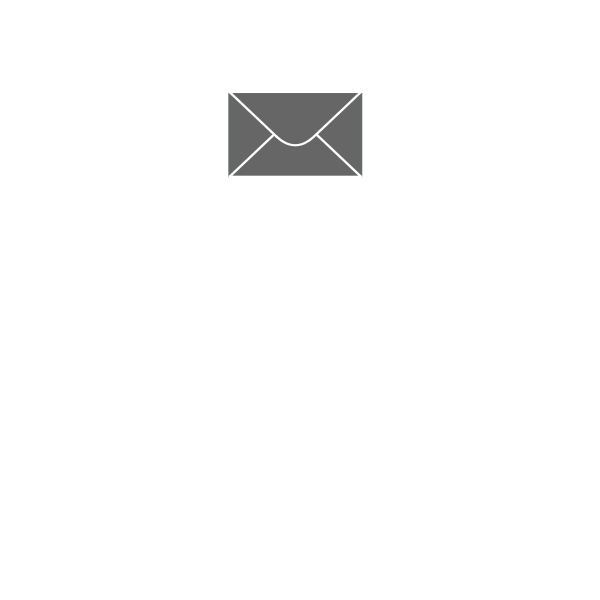 Black closed envelope