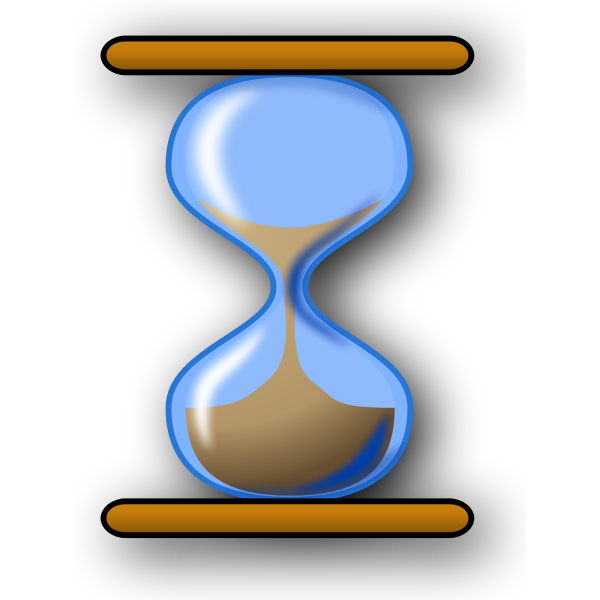 Hourglass vector clip art