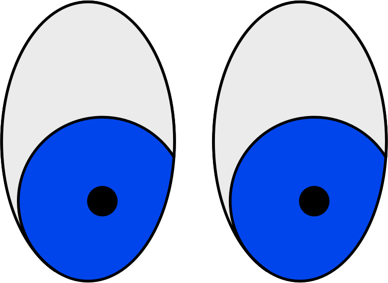 Human eyes sketch vector image