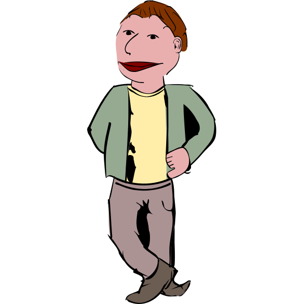 Guy cartoon clip art