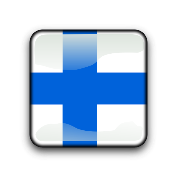 Country vector button Finland