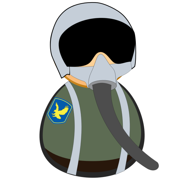 Fighter pilot icon