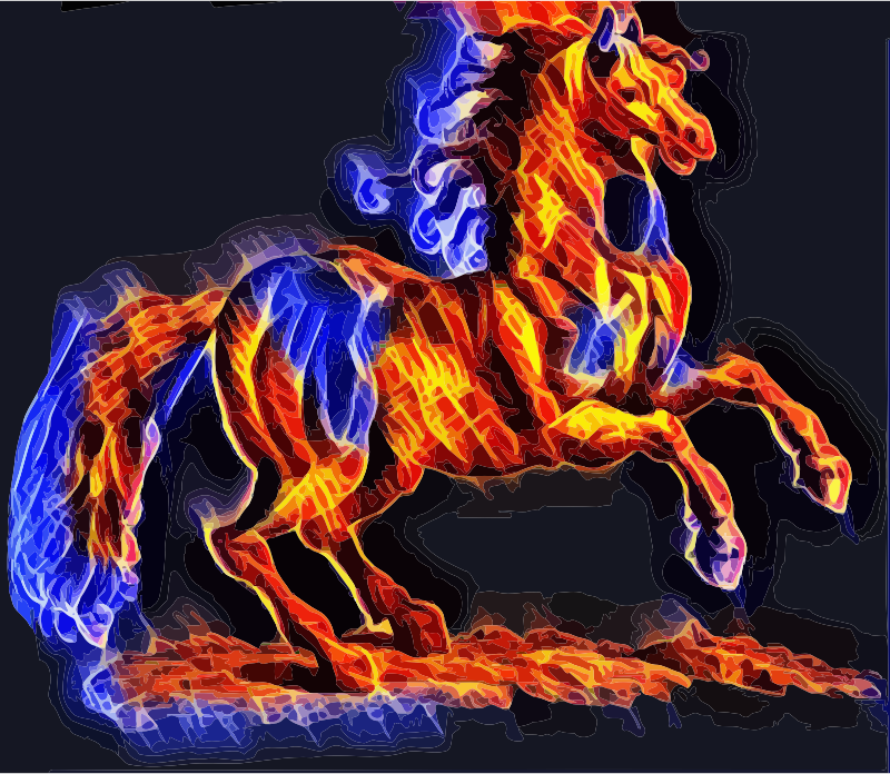 Fire horse