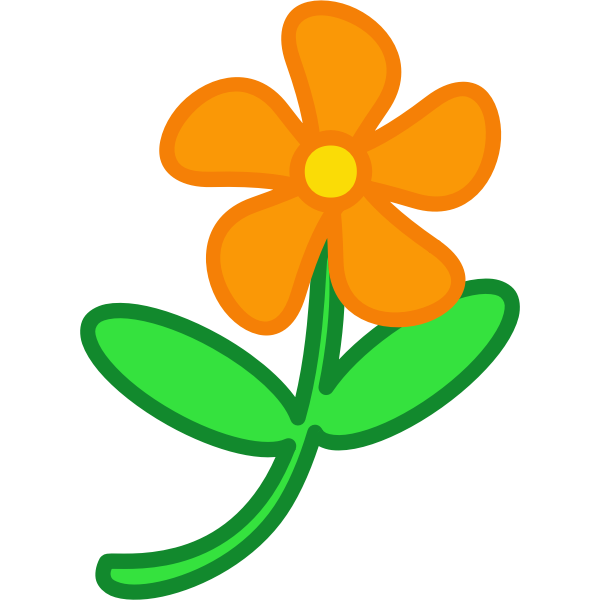 Flower cartoon drawing clip art