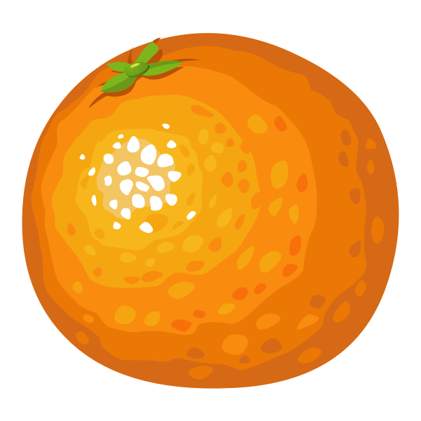 Fresh orange fruit